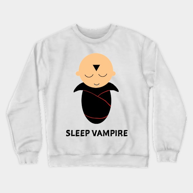 Sleep Vampire Crewneck Sweatshirt by DogCameToStay